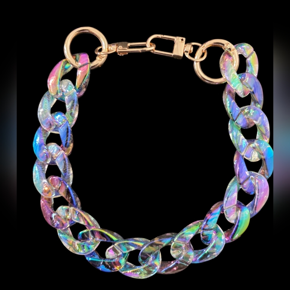 Clear Chunky Bag Chain
